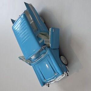 1957 Chevrolet Nomad Vintage Blue Diecast Car Model